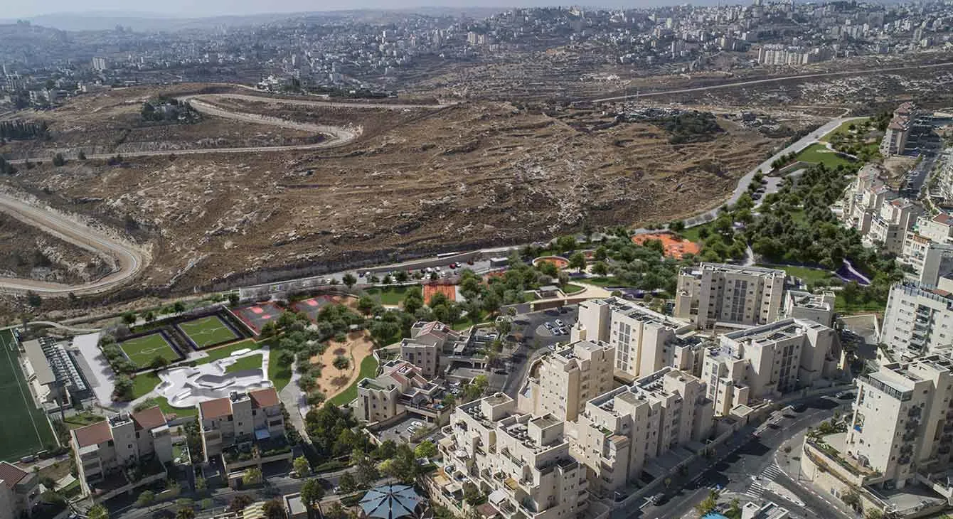 פארק פנאי וספורט בהר חומה - in-project